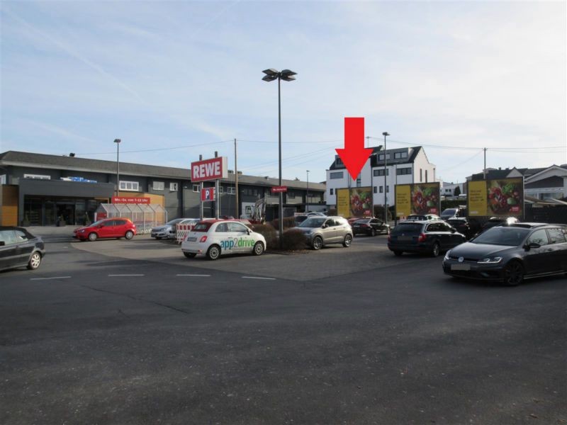 Rheinstr.  78/REWE PP/Si. Mühlenweg