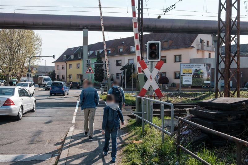 Ohmweg/ Voltastr., Sicht Gleise