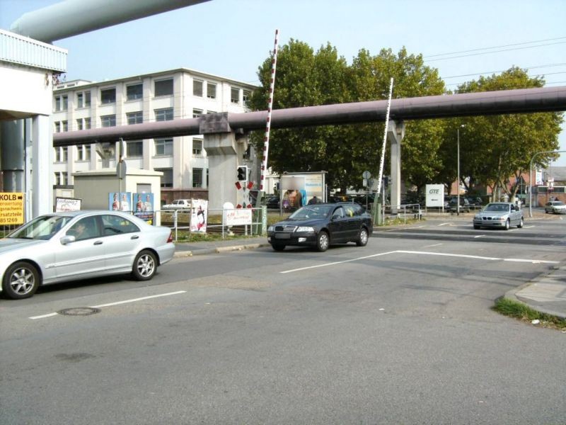 Ohmweg/ Voltastr., geg. Fa. ABB, Sicht Gleise