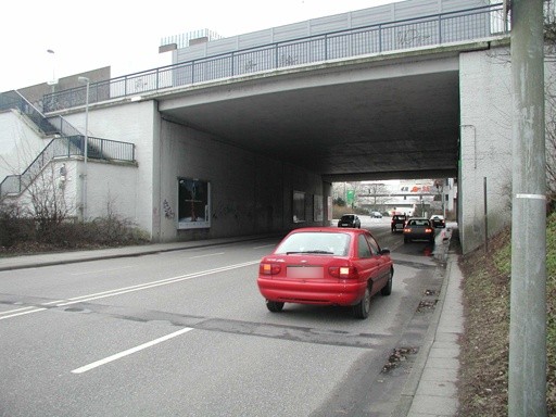 Humboldtring/Postreitweg in BAB-Ufg. li.