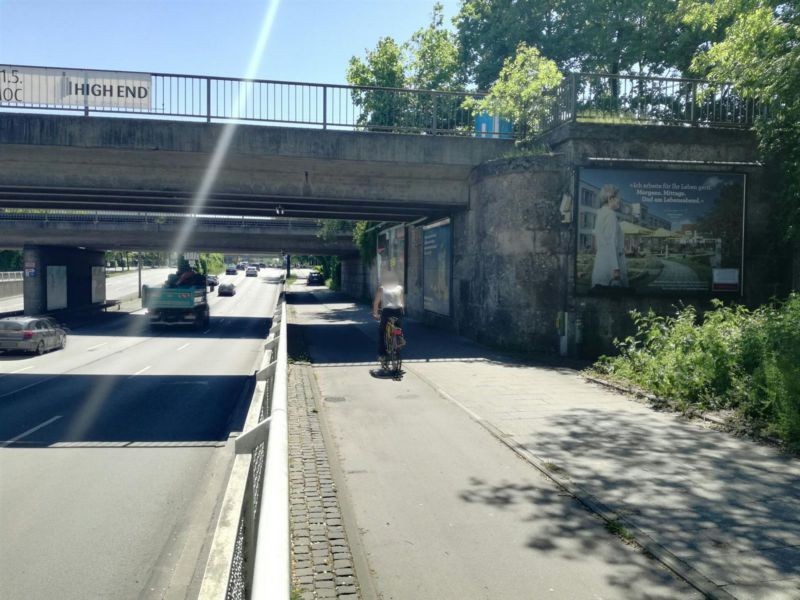 Ingolstädter Str. sew. Brücke Europark