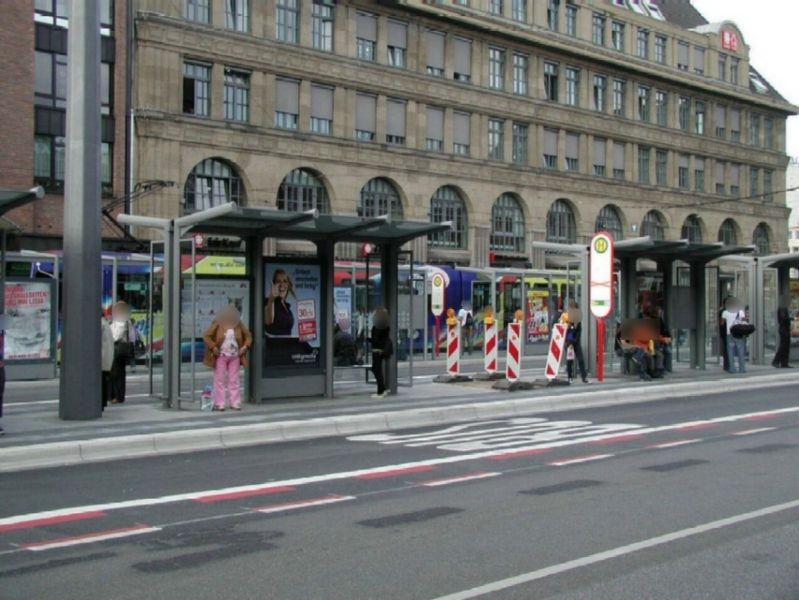 Hbf. Bussteig 3 Sicht Hbf.