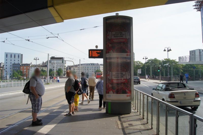 Binger Str./Cityport/sew./nach Brücke/Außenseite