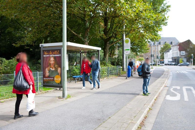 Bochumer Str. 53/HST Rheinelbestr./Ri. GE/We.li.