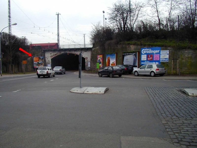 Gaustr. vor Ufg. geg. Güterhallenstr.