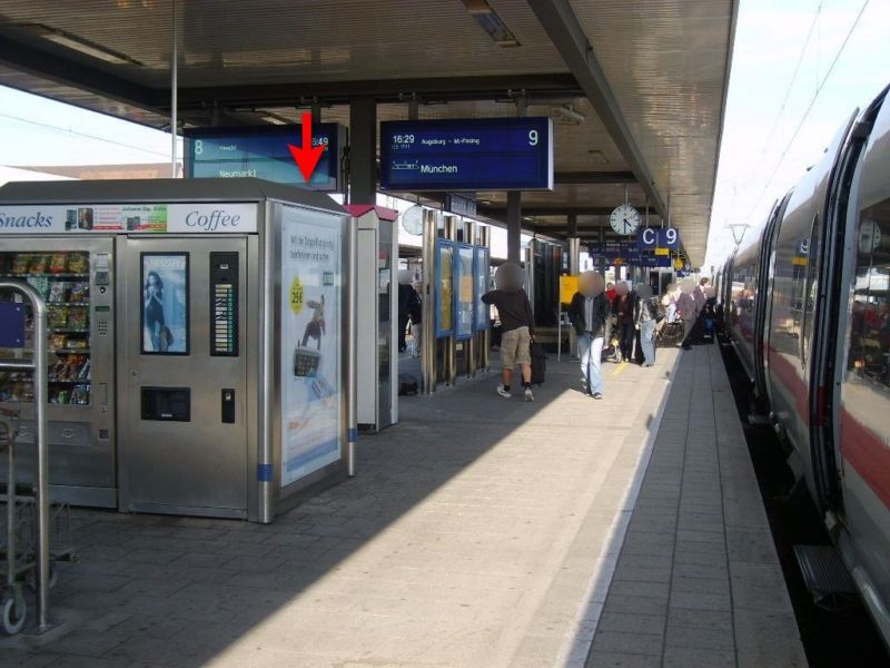 Hbf, Bstg., Gleis 9, Automat