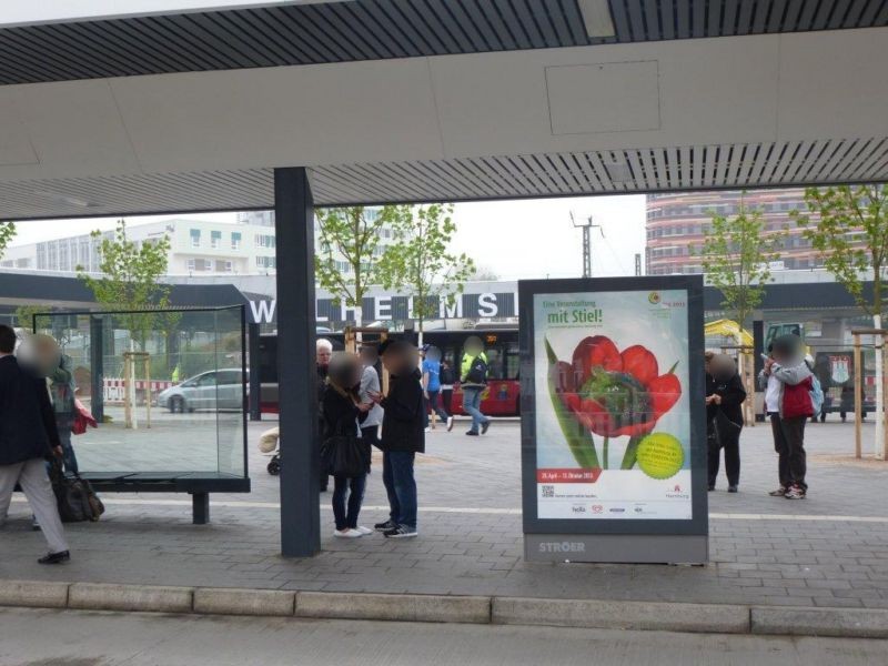 Wilhelmsburg Bus-Bf, Abf.bereich A, zu Str.