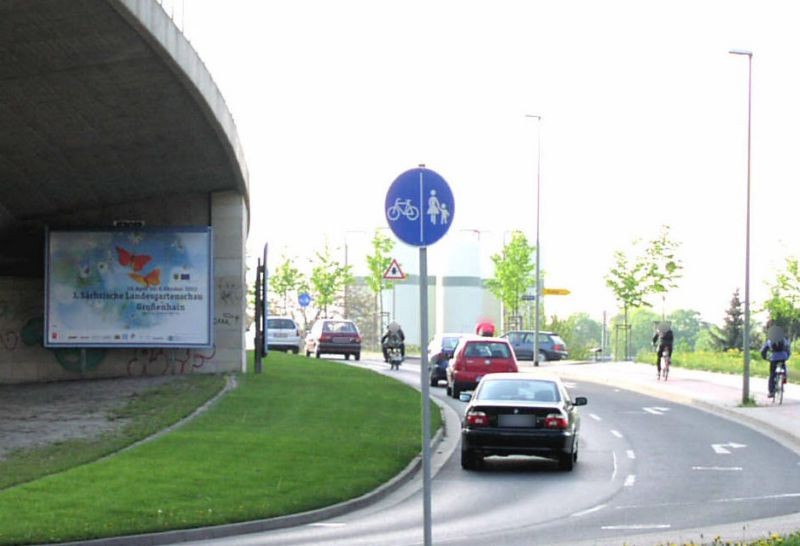 Nossener Brücke geg. Oederaner Str. quer B173