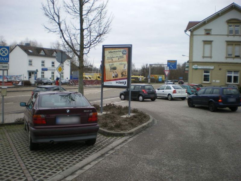 Bahnhofstr., Ausfahrt PP Bf Wörth, SIA, Si. PP