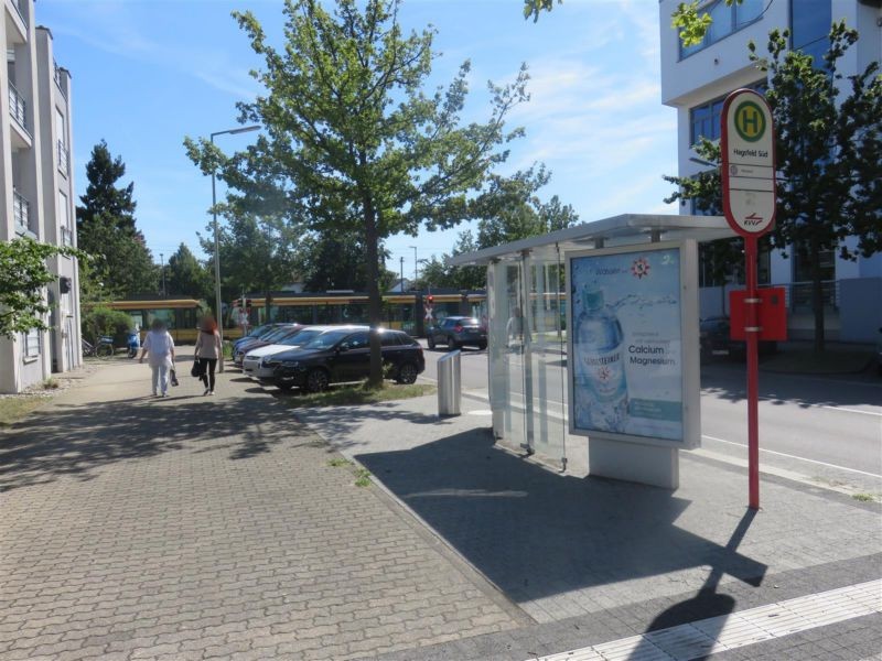 KarlsruherStr.,Bus-HST Hagsfeld Süd,sew.li.Si.Weg