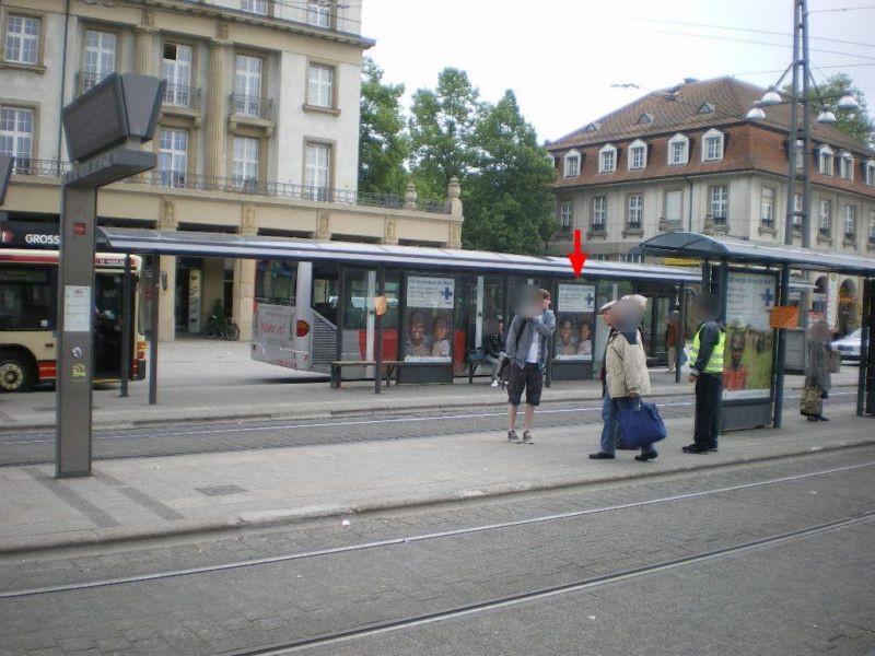 Bahnhofplatz, HSt Hbf, Gl.4, 1.WH, re.Vi.,Si. Gl.4