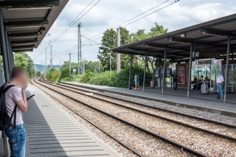 Hauptbahnstr./Bf Durlach, Gl. 11 li.