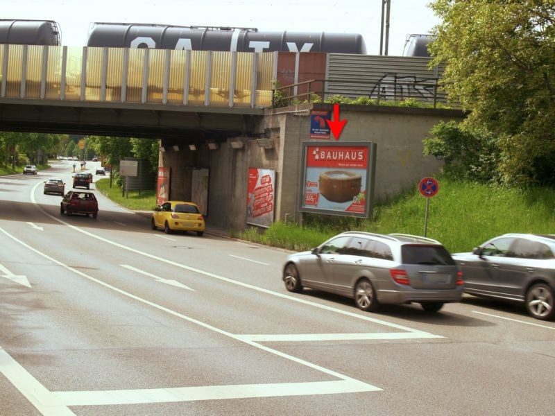 Südliche Ringstr. vor Brücke re., Ostseite