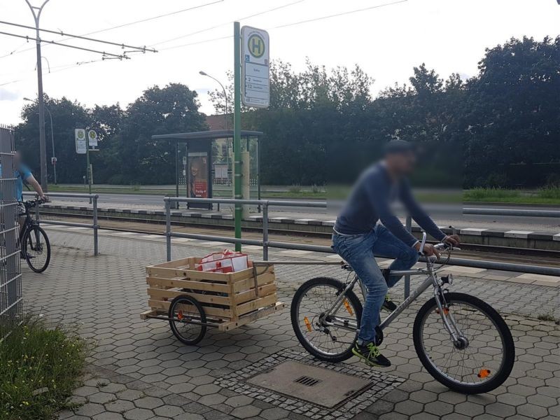 Magdeburger Landstr. vor Druckerei saw. innen