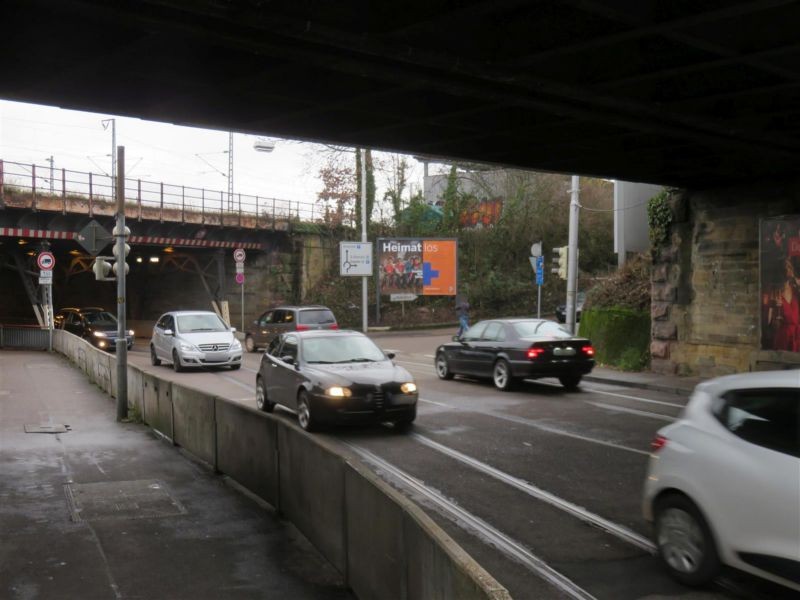 Unterländer Str. Ri. Burgunderstr. vor DB- Ufg.