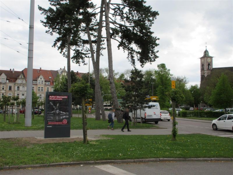 Bismarckring Mittelinsel vor Ehinger Tor/We.re.