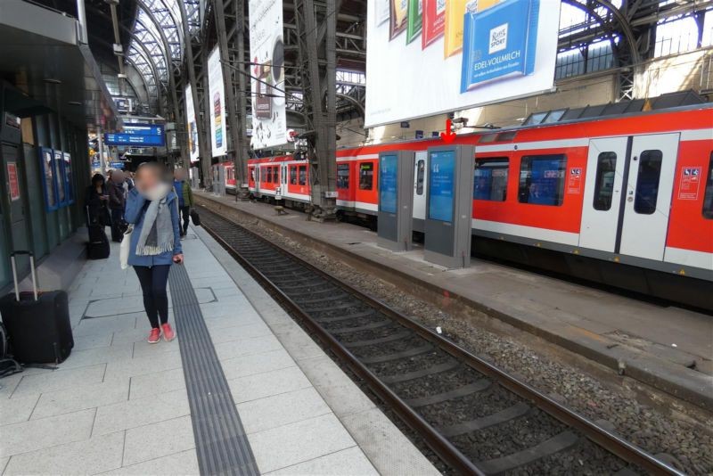 Hbf, zw. Gl. 4/5, 6. Anlage von d. Einfahrts.