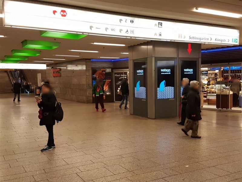 U-Bf Hbf, E-1, vor Ausg. Königsstraße, Süd 2