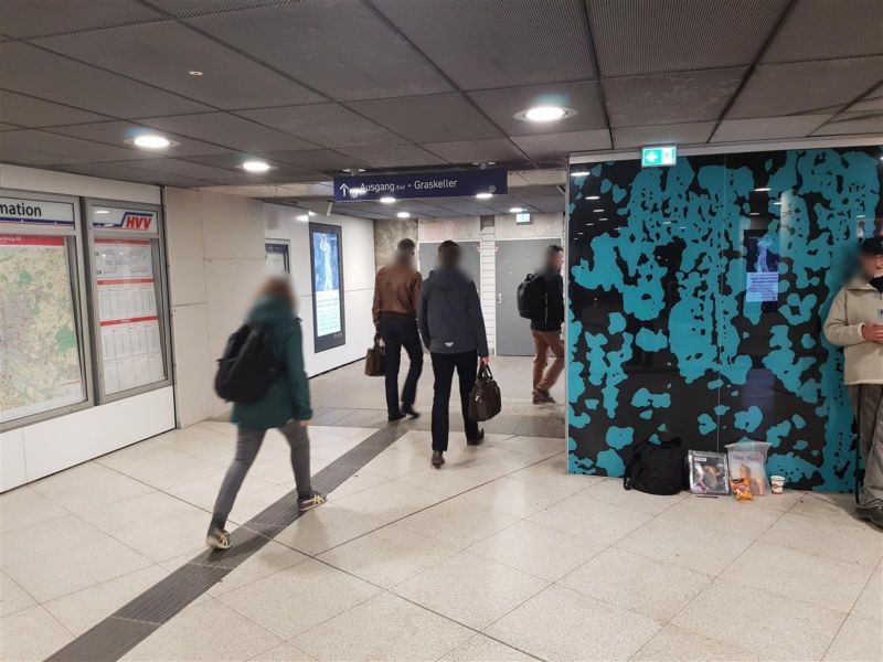 S-Bf Stadthausbrücke, VTE Ost, 70 Zoll