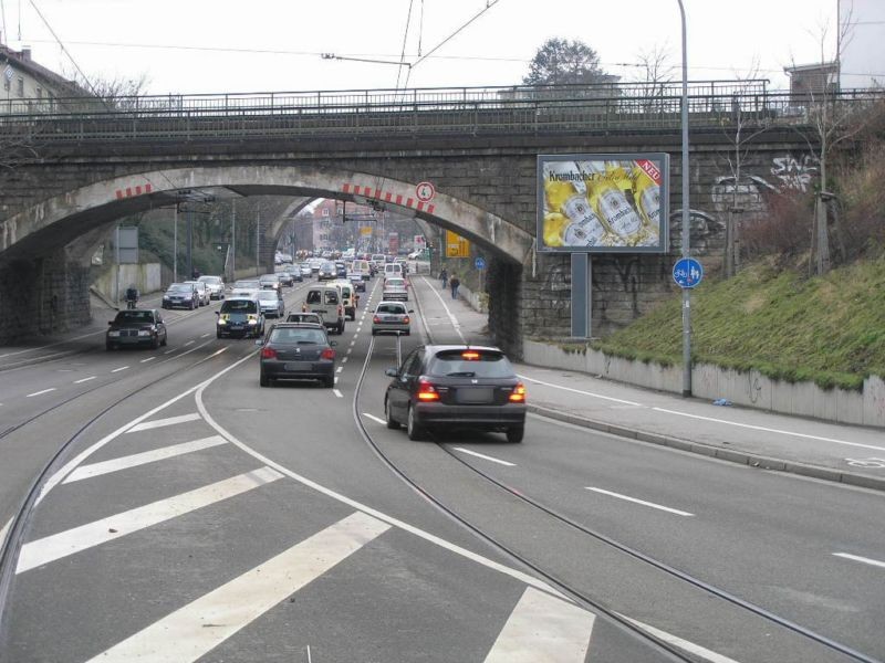 Basler Str. vor 101/Bahnbrücke