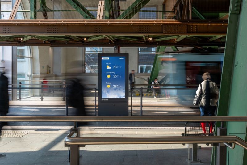 SBS Wuppertal Hbf, Bstg., Ri. Oberbarmen, West