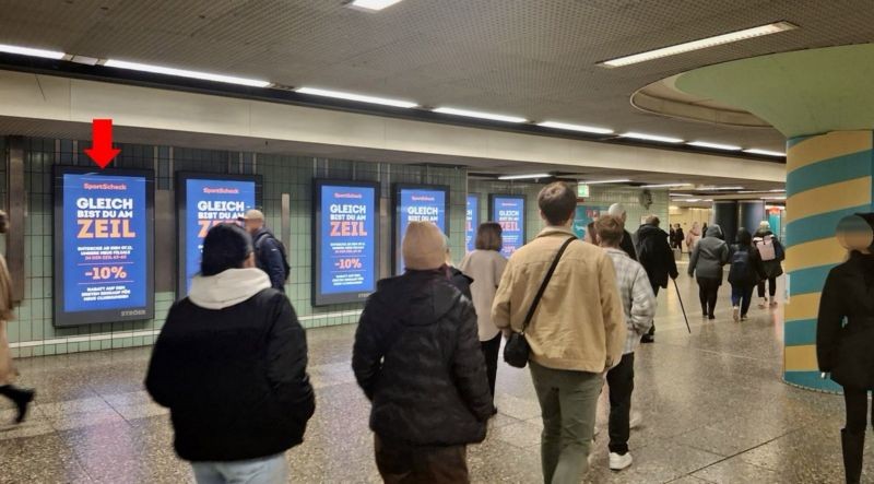 U-Bf Hauptwache, Zw. Ebene, neben McD 6