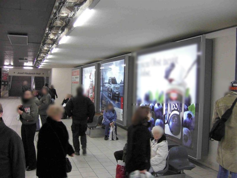 U-Bf Neumarkt, Bstg.(SG09), Gleis 2, 3. Sto.