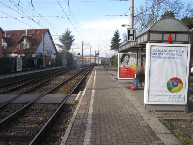 Schöllbronner Str., HST Albgaubad Ri.KA, re./We.re