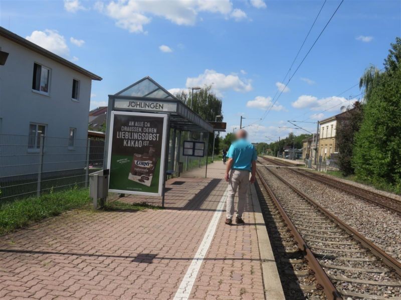 Ladestr., HST Jöhlingen Bf, Ri. Bretten, We.li.