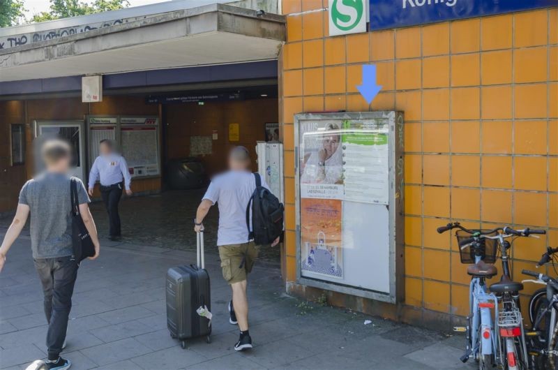 S-Bf Königstr., Eing. Königsstr. re., rechts
