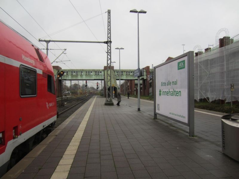 Bf Ahrensburg, Bstg., Gl. 2, 1. Sto.