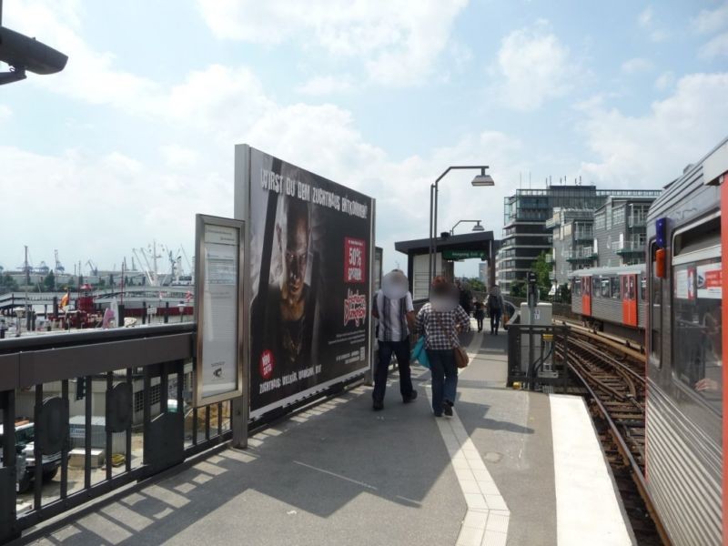 U-Bf Baumwall Gleis 1 Einf.