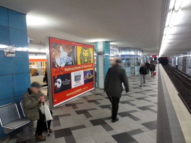 U-Bf Wandsbek-Markt, Bstg. Gl. 2, 1. Sto.