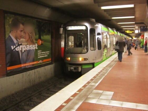 U-Bf. Aegidientorplatz/Tf. 1 untere FE saw. HGL