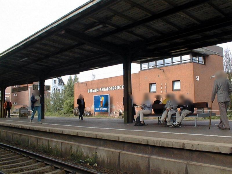 Bf. Sebaldsbrück, Bstg., HGL 3, 1. Sto.