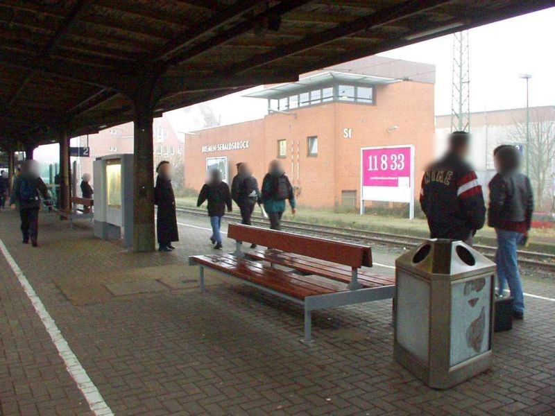 Bf Sebaldsbrück, Bstg., HGL 3, 2. Sto.