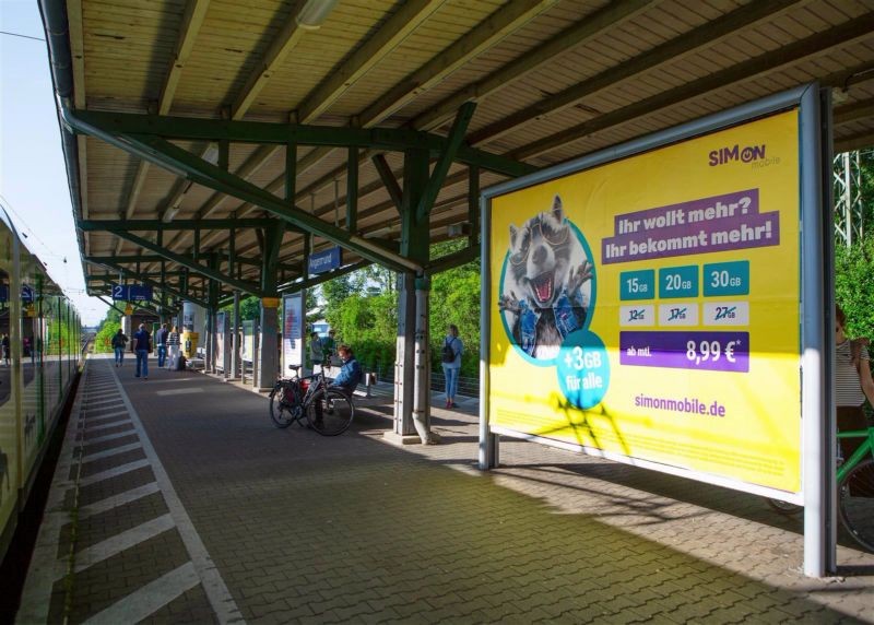 S-Bf Angermund,Bahnsteig, Gleis 2