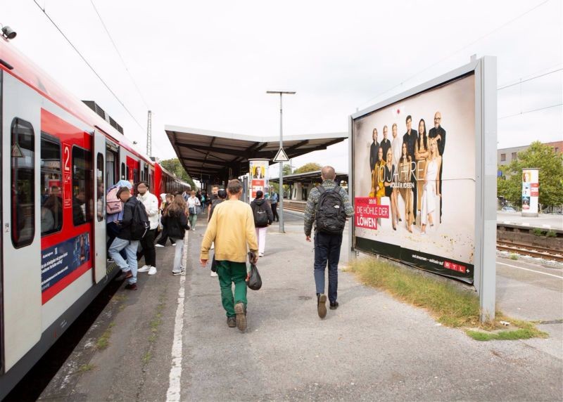 S-Bf Benrath, Bstg.,Gleis 4