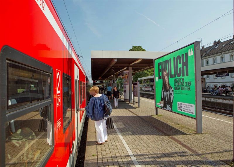 S-Bf Gerresheim, Bstg., Gleis 3, 2. Sto.