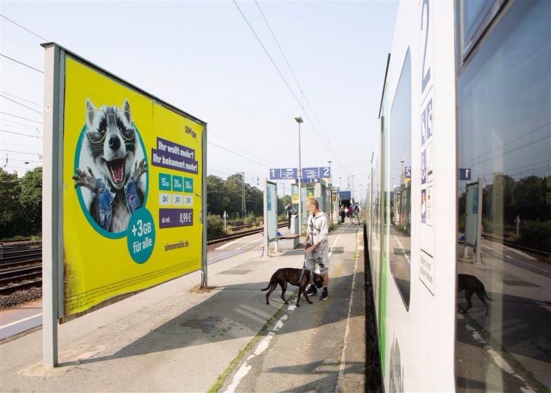 S-Bf Oberbilk, Bstg., Gleis 2,2. Sto.