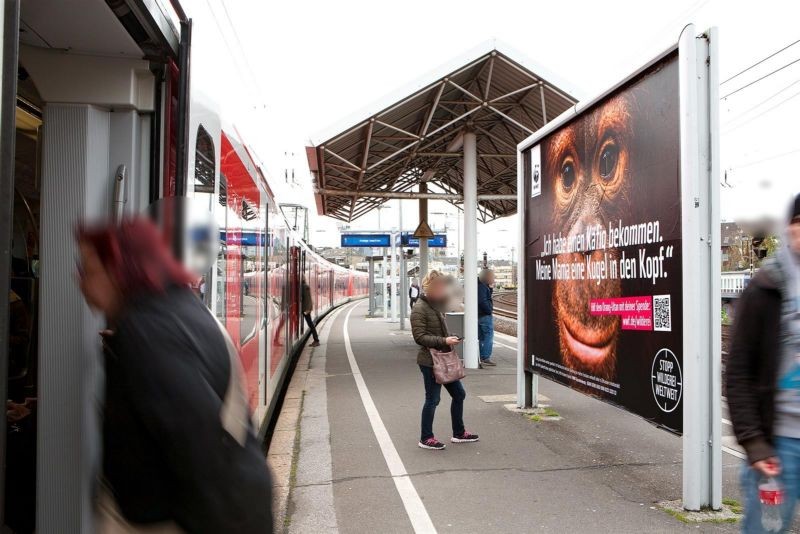 S-Bf Volksgarten, Bstg., Gleis 1, 4. Sto.