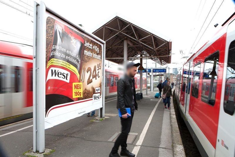 S-Bf Volksgarten, Bstg., Gleis 2, 1. Sto.