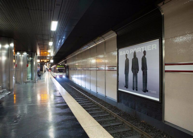 U-Bf Steinstr., HGL 2, Ri. Hbf, 4. Sto.