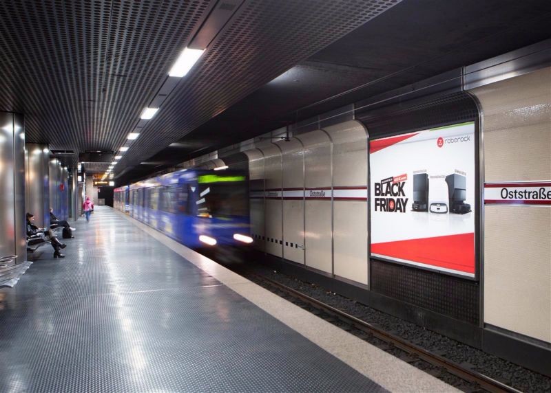 U-Bf Oststr., HGL 2, Ri. Hbf, 4. Sto.