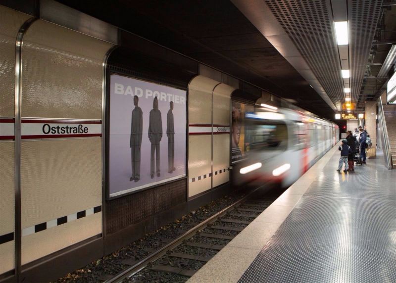 U-Bf Oststr., HGL 4, Ri. Hbf, 3. Sto.