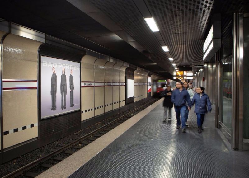 U-Bf Oststr., HGL 2, Ri. Hbf, 2. Sto.