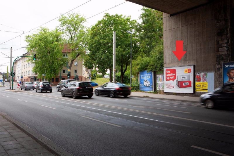 Frohnhauser Str./Haedenkampstr./DB-Brücke/1. Sto.