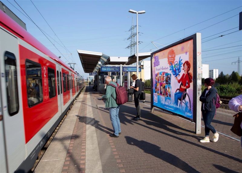 S-Bf Frankfurter Str., Bstg. Gl. 1, 2. Sto.
