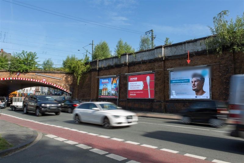 Hafenstr, geg. Einf. Güter-Bf., li.