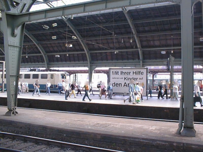 Hbf, Bstg., Gleis 6,Abschnitt A/B, Nh.Aufsicht